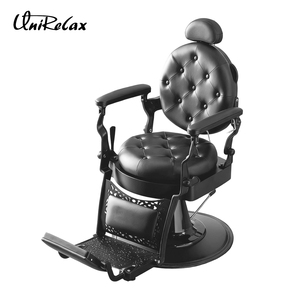 Silla de salón de metal retro, muebles reclinables para peluquería, bomba hidráulica de alta resistencia, silla de peluquero de hombre vintage SILLON DE <span class=keywords><strong>BARBERIA</strong></span> - Product Image 3
