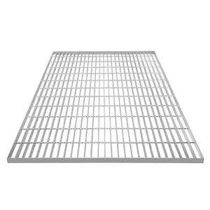 Plate-forme pour passerelle à chaud 32x5mm galvanisé doux certain acier mezzanine plancher caillebotis plate-forme allée trencg grille en acier