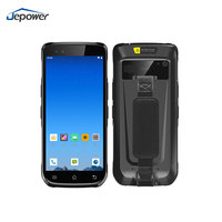 Jepower Android 12 GMS IP67 PDA mobile industriel robuste de 6 pouces, lecteur de codes-barres 1D/2D, NFC RFID 4G, collecteur de données d'entrepôt, gestion des stocks