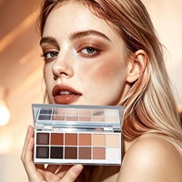 Nouvelle Arrivée Palette de Maquillage Fards à Paupières Crème et Mats Pressés 12 Couleurs Cosmétique Beauté Fard à Paupières Quotidien Marque Privée