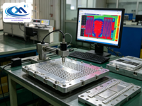 Máquina de Prueba Ultrasónica por Inmersión en Agua XINGYAO C-Scan |   Escaneo A/B/C/D e Imágenes 3D |   NDT de Alta Precisión de 4 Canales