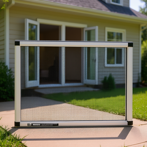 Adjustable Aluminum Frame Window <b>Screen</b> Fiberglass <b>Mesh</b> Easy To Install Minimalist Design <b>Door</b> And Window Use - Product Image 3