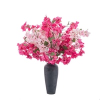Nouvel arrivage de fleurs de bougainvilliers en soie artificielle rose de 86cm pour la décoration intérieure pour le mariage, la rentrée, l'école, la nouvelle Saint-Valentin chinoise