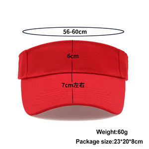 Visière de soleil d'été personnalisée en gros pour l'extérieur, protection solaire, couleur personnalisée, visière de plage vide, visière de soleil personnalisée avec logo, chapeaux de visière de soleil - Product Image 5