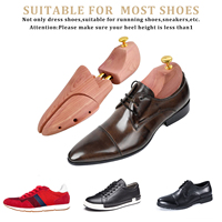 Nouvel Embauchoir de Voyage en Cèdre Personnalisé pour Hommes, Marque NOVISON, Couleur Naturelle, Extensible, pour l'entretien des chaussures