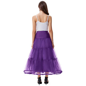 SD femmes Voile Crinoline <span class=keywords><strong>jupon</strong></span> sous-jupe femmes cheville longueur <span class=keywords><strong>mariage</strong></span> glisse Crinoline <span class=keywords><strong>cerceau</strong></span> <span class=keywords><strong>jupon</strong></span> jupe - Product Image 5