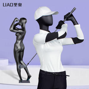 Buste manichino usato Golf sport manichino negozio di <span class=keywords><strong>abbigliamento</strong></span> <span class=keywords><strong>maschile</strong></span> femminile nero grigio USA e europa vestito - Product Image 5