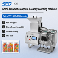 Machine de comptage et d'emballage semi-automatique PLC de haute qualité pour comprimés, capsules, pilules et bonbons (1000-2000 pièces/min) – Idéale pour les bonbons gélifiés