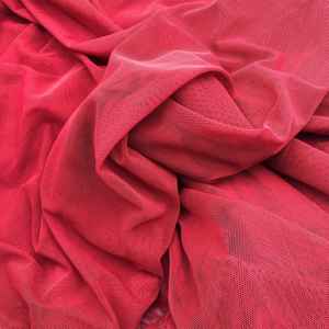 En Existencia, Tela Elástica de <span class=keywords><strong>Tul</strong></span> de Poliéster y Spandex, Suave, Elástica en 4 Direcciones, Color Blanco y Negro - Product Image 3