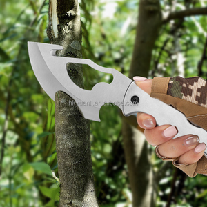 มีดอเนกประสงค์ สแตนเลสสตีล ปรับแต่งได้ตามต้องการ OEM/ODM มีดแคมป์ปิ้งอเนกประสงค์ EDC มีดเอาตัวรอดกลางแจ้ง DIY - Product Image 4