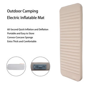 Pompa listrik lipat 10cm tebal TPU, kasur udara Hiking nyaman berkemah bantalan tidur untuk penggunaan luar ruangan rumah sakit ruang tamu - Product Image 4