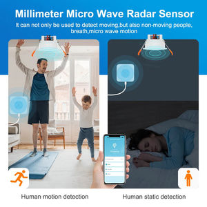 Sensor de <span class=keywords><strong>Presencia</strong></span> Humana Inteligente Wi-Fi DUOMEI Tuya con Radar de Onda Milimétrica, Control por Aplicación, <span class=keywords><strong>Detector</strong></span> de Techo para el Hogar - Product Image 4