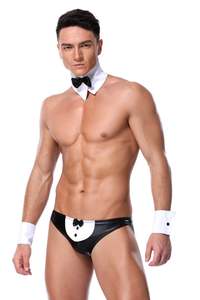Conjunto de Ropa Interior Masculina con Arnés de 3 Puntos, Delgado y Sexy, para Halloween, Discoteca, <span class=keywords><strong>Bar</strong></span>, Baile en Barra, Disfraz para Sexo, Directo de Fábrica - Product Image 2