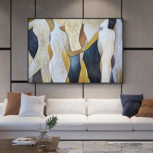 Pintura Original Minimalista Personalizada, Arte de Pared Hecho a Mano, Decoración del Hogar, Lienzo Abstracto, Pintura Acrílica Texturizada en 3D - Product Image 2