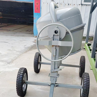 Bétonnière portable 350L/500L/700L diesel mobile pour machines de construction