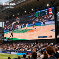 Pantalla LED ALSON para Publicidad en Grandes Estadios de Fútbol y Baloncesto, Pantalla LED Perimetral P2.6 P4.81