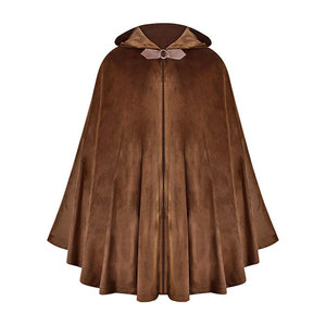 Cape à capuche médiévale Renaissance pour homme, cape en velours, cape victorienne, cape médiévale, costume d'Halloween pour adulte, <span class=keywords><strong>femme</strong></span> - Product Image 2