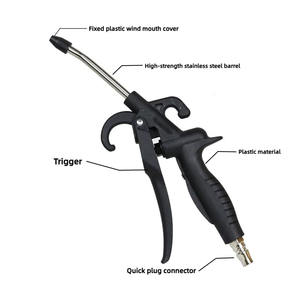 Pistolet souffleur d'air pneumatique portatif puissant, pompe à air pressurisée pour voiture, <span class=keywords><strong>support</strong></span> de pistolet à air, pistolet à air d'usine, dépoussiérage - Product Image 6
