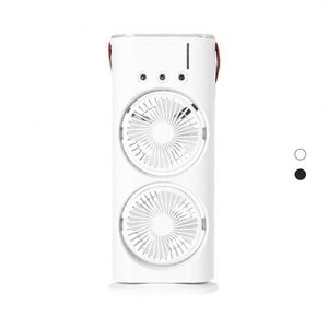 2026 Oscillating Desktop Mist Usb Rechargeable Two <b>Head</b> Water Tank <b>Fan</b> for Outdoor - Product Image 1