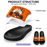 Chaussons personnalisés en EVA pour femmes et hommes, motif squelette de chien et nœud papillon arc-en-ciel, à bout ouvert, respirants, pour intérieur et extérieur