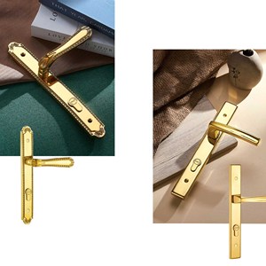 <span class=keywords><strong>Porte</strong></span> de douche moderne de haute qualité, résistante au vent, avec cadre en cuivre, double vitrage et garniture en laiton pour salle de bain - Product Image 4