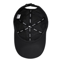 Casquette de baseball unisexe à séchage rapide, respirante et perforée, réglable, pour le sport, la course en extérieur, le golf, avec broderie à la main motif soleil, points et fruits