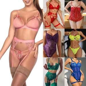 Conjunto de Ropa Interior Femenina Transparente, Erótica, Sexy, Lencería Delgada, Impermeable IPX7, Ecológica para Mujer - Product Image 2