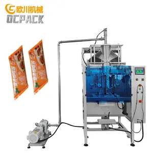 Inclined cutting 3 side sealing honey ketchup butter sachet packing machine