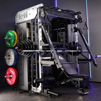 Cage de puissance commerciale en acier robuste Q235 Smith Machine Squat Rack Équipement de gymnastique professionnel certifié CE pour la musculation