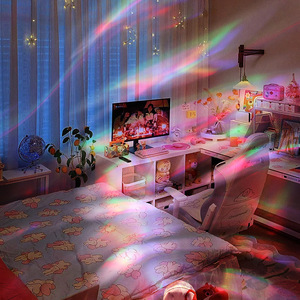 Nouvelle lampe de table à projection d'aurores boréales à ondulations d'eau, lampe d'ambiance colorée rotative pour la pièce, la fête et l'intérieur - Product Image 3