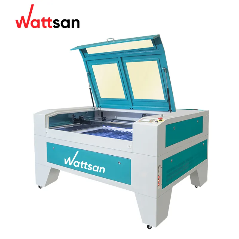 Wattsan 1290 LT 80w 100w 130w macchina da taglio per incisione Laser CNC per gomma di legno di plastica acrilica