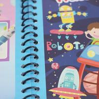 Personnaliser en vrac dessin jouets livre de coloriage de l'eau livre aqua réutilisable avec stylo à eau magique
