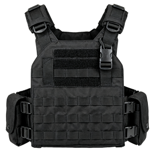 Rompi taktis Molle pelindung pribadi desain melengkung dengan panel keamanan ganda, 1000D tahan air dan tahan abrasi - Product Image 4