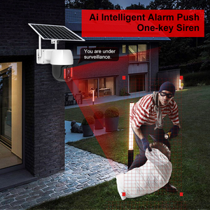 Nhà Máy Giá 3MP HD <span class=keywords><strong>4</strong></span> gam ống kính kép chuyển động phát hiện tự động theo dõi năng lượng mặt trời PTZ <span class=keywords><strong>Sim</strong></span> Thẻ 8000mAh pin năng lượng thấp mạng Máy ảnh - Product Image 5