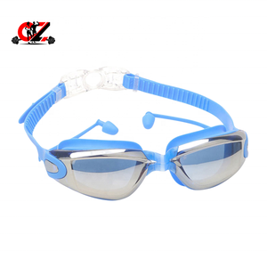 Custom Logo Waterproof UV Protection Racing Swim Goggles OEM Wholesale PC Swim <b>Glasses</b> Manufacturer - Product Image 1