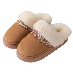 Nouvelles pantoufles à plateforme en EVA, en faux daim, chaudes et antidérapantes pour l'intérieur, avec la dernière technologie de fabrication. - Product Image 6