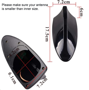 Cache-antenne universel en fibre de carbone motif aileron de requin, accessoires auto, compatible avec la plupart des berlines, SUV et fourgonnettes - Product Image 6