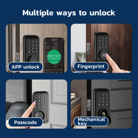 Cerradura Inteligente Kadonio para Puerta Principal con Código Automático, Teclado Antiestático, Contraseña Digital y Llave Mecánica