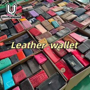 Portefeuille en cuir véritable de haute qualité A11-2, d'<span class=keywords><strong>occasion</strong></span>, vente en gros, styles unisexes mixtes, portefeuilles en cuir durables, longs et courts - Product Image 2