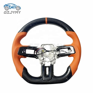 Volant en fibre de carbone et cuir pour VW <span class=keywords><strong>Golf</strong></span> 7 <span class=keywords><strong>R</strong></span> GTI MK7 MK7.5 <span class=keywords><strong>Golf</strong></span> 5 <span class=keywords><strong>Golf</strong></span> <span class=keywords><strong>4</strong></span> Tiguan Atlas Passat Arteon Jetta Sagitar - Product Image 3