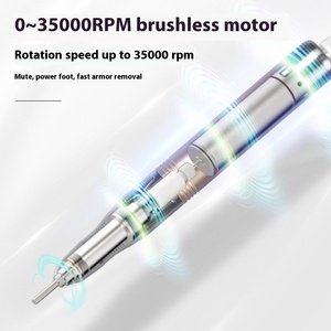 Perceuse à ongles électrique sans fil 35000 tr/min, polisseuse portable sans fil, prise UK, machine professionnelle de manucure de haute qualité - Product Image 4