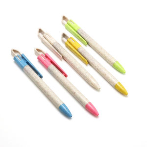 <b>Retractable</b> Eco Friendly Ballpoint <b>Pens</b> Promotional Low Price 1.0mm Writing Width Blue/Black Ink - Product Image 1