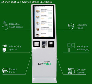 חם מכירה 43 אינץ אנדרואיד <span class=keywords><strong>os</strong></span> qr מצלמה rfid תשלום lcd kiosk עבור מסעדה מקורה לשימוש ביתי במפעל דוכן ישיר - Product Image 6