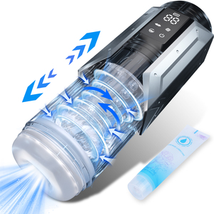 Amazon bestseller 10 vibrazione masturbazione maschile voce seducente per adulti giocattolo del sesso per gli uomini elettrico automatico masturbatore tazza - Product Image 6