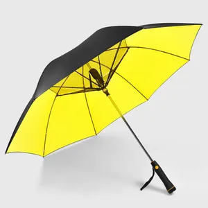Hoge Kwaliteit Ventilator Paraplu Speciale Usb Lading Anti-Uv Bescherming Waterdichte Solar Straight Fan Paraplu
