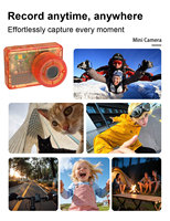 Mini caméra ODE DC22T 2MP 1080P HD, enregistreur vidéo, écran LCD IPS 0,96 pouces, capteur CMOS, grand angle 68°, autonomie de 75 minutes, portable
