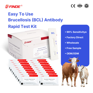 <span class=keywords><strong>Kit</strong></span> de <span class=keywords><strong>test</strong></span> rapide des anticorps contre la brucellose bovine pour les moutons, vente en gros d'usine - Product Image 1