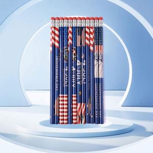 Offre Spéciale – Crayons en Bois Personnalisés Thème Fête de l'Indépendance – Fournitures de Bureau Pratiques - Product Image 1