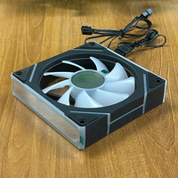 WGX-01 SUMOND Nouveau design Ventilateur de refroidissement PC à roulement fluide 120 mm ARGB avec télécommande pour boîtier d'ordinateur