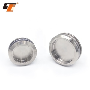 Tay Nắm Cửa Kính Phòng Tắm Hình Tròn Nhỏ Bằng Thép Không Gỉ Màu Vàng 304 Kích Thước Tùy Chỉnh Núm Cửa Kính - Product Image 4